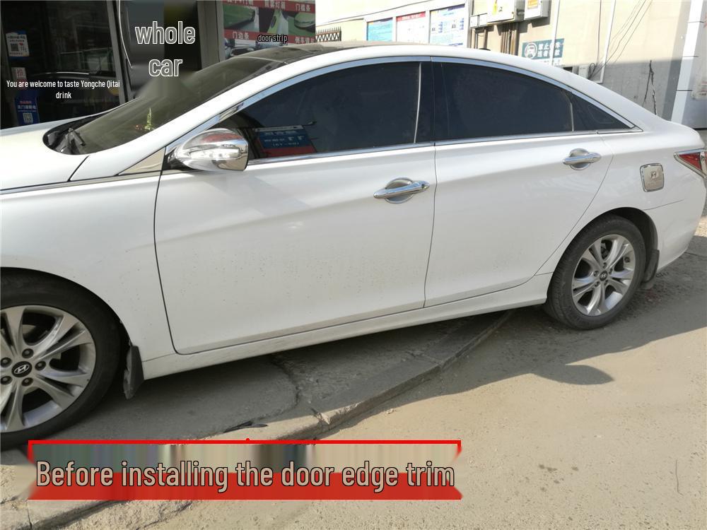 Hyundai Sonata 2011-2014 Накладки на двери, защита от царапин