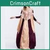 Cosplay Costumes Halloween Retro Vampire Queens Dress For Theme Party Dress Up