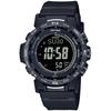 Мужские часы Pro Trek PRW-35Y-1BJF, полностью черные, серия Climber, с питанием от солнечной энергии и радиосинхронизацией, с использованием биомассы в пластике