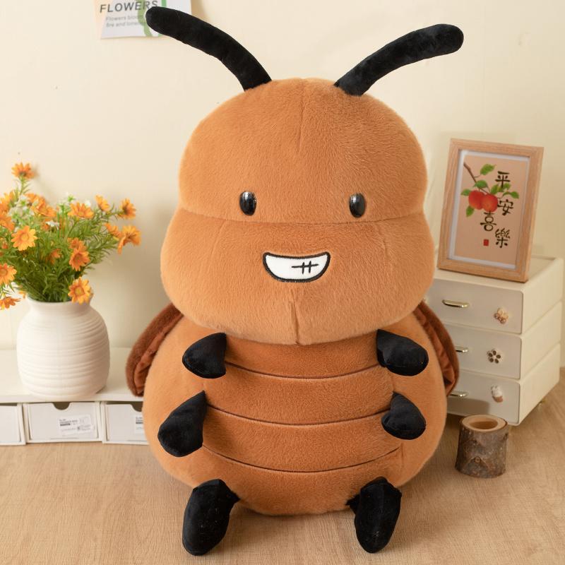 Funny Insect Creative Cockroach Cartoon Bee Plush Doll Simulation Ants Pillow Soft Toy Room Decoration Kawaii Birthday Gifts