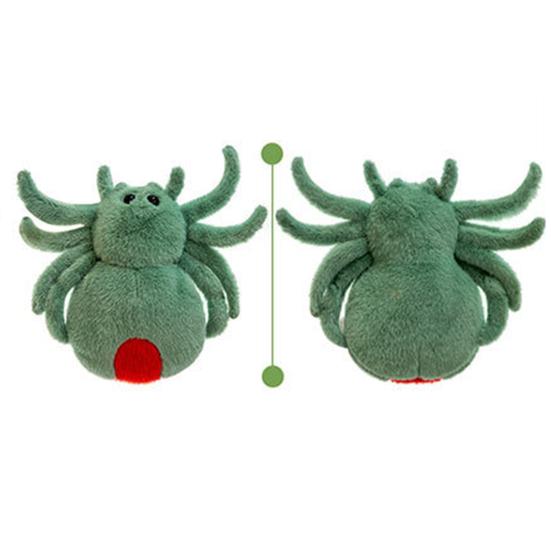 Мягкая игрушка-паук, плюшевая игрушка, хорошая детализация, реалистичный эластичный мягкий диван, диван, украшение для автомобильного сиденья, прыгающая кукла-паук, ползающая кукла-питомец, плюшевая игрушка-рептилия