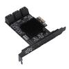 Карта SATA PCIE со встроенным интерфейсом PCI‑E 1X, 8 выходных интерфейсов SATA3.0, карты расширения для Win 10