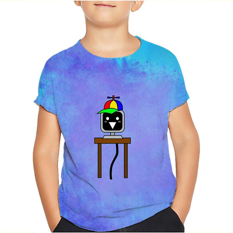 Sprunki Incredibox Детская футболка для девочек Игровые летние топы для малышей Футболки для малышей Детская одежда Футболки с героями мультфильмов Повседневная одежда с коротким рукавом