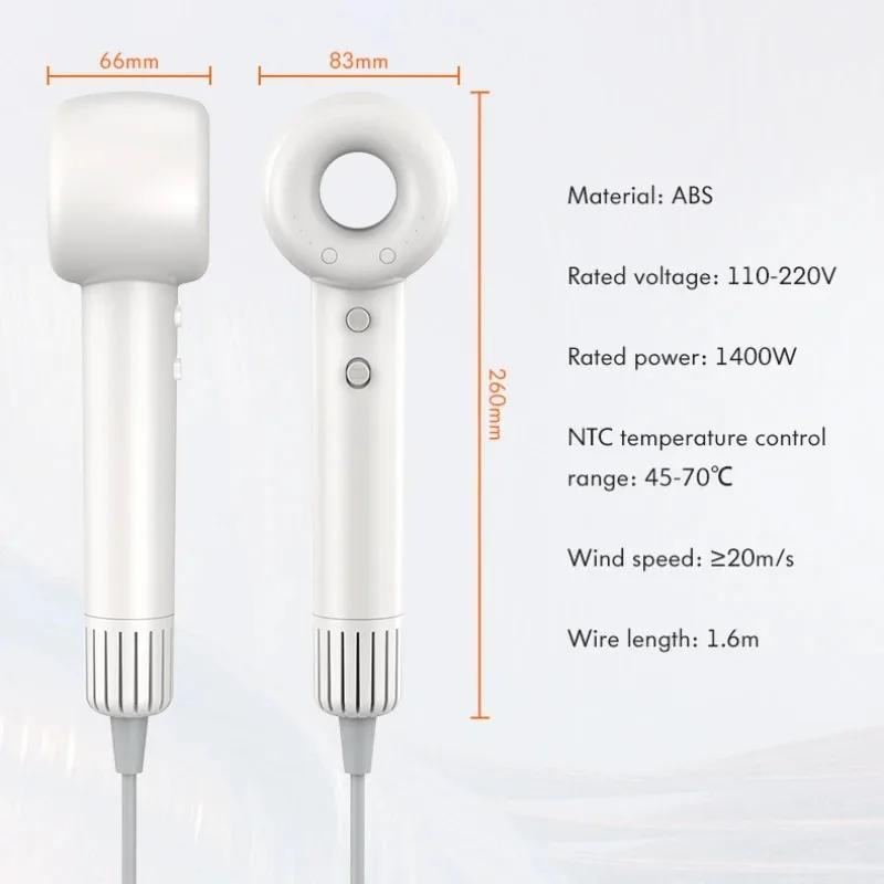 Super Leafless Hair Dryers Negative Ion Quick Dry Blow Dryer Personal Care Appliances Professional Salon High Speed Strong Wind