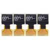 4 шт. 0,42 дюйма Модуль дисплея на органических светодиодах 70 X 40 SSD1315 SPI IIC Интерфейс 16 контактов