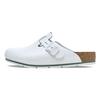 Birkenstock Boston Устойчивые к истиранию Нескользящие Устойчивые к истиранию Нескользящие Закрытые тапочки Унисекс Белые 1026214-