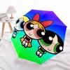 Powerpuff Girls, Cartoon Automatic Opening and Closing, 8 rib Structure Portable Umbrella, Suitable for Men and Women in All Seasons  Perfec