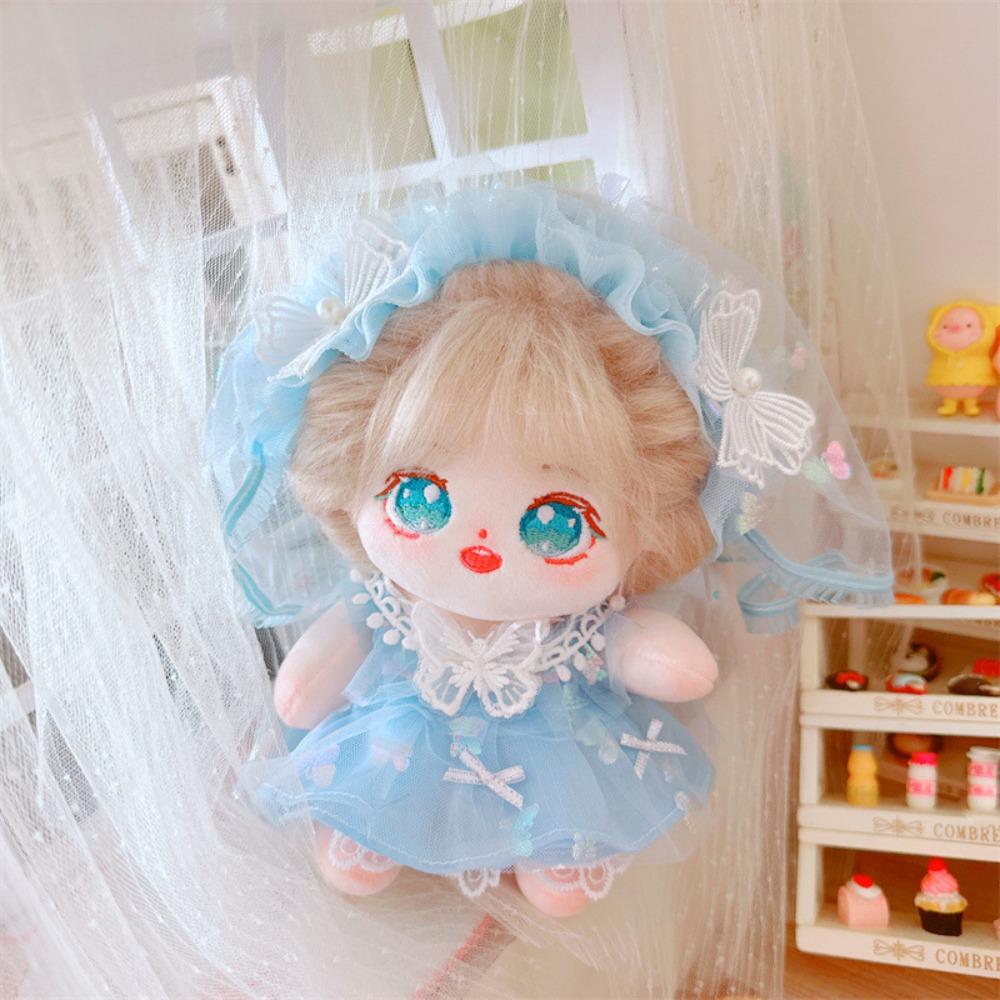 Wedding Dress 20cm Cotton Doll Clothes Outfit Plush Doll Clothes Doll Accessories