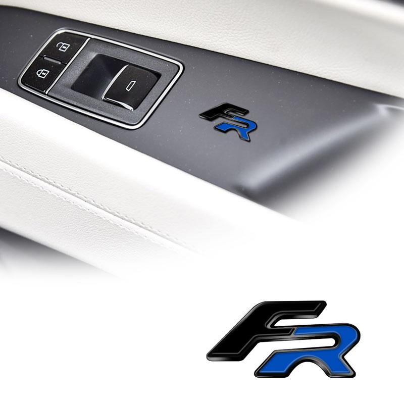 Металлический автомобильный стайлинг FR наклейка на руль значок эмблема для Ibiza Leon Alhambra Exeo Ateca Altea oledo Mii Formentor E-Racer