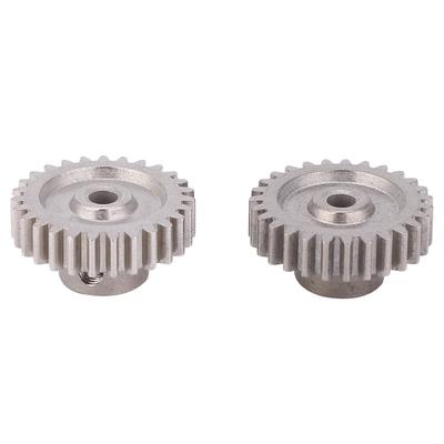 Запасная деталь 27T моторная шестерня подходит для WLtoys 144001 1 14 полноприводный сплавный радиоуправляемый автомобиль(Белая латунь )