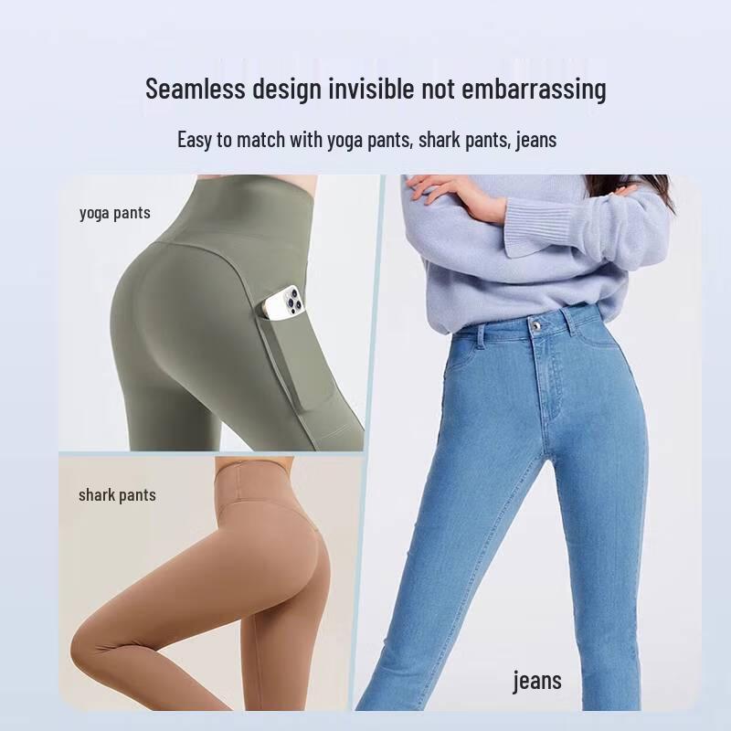 Langsha Women's 7A Antibacterial Ice Silk Seamless Mid-Waist Briefs 4-Pack