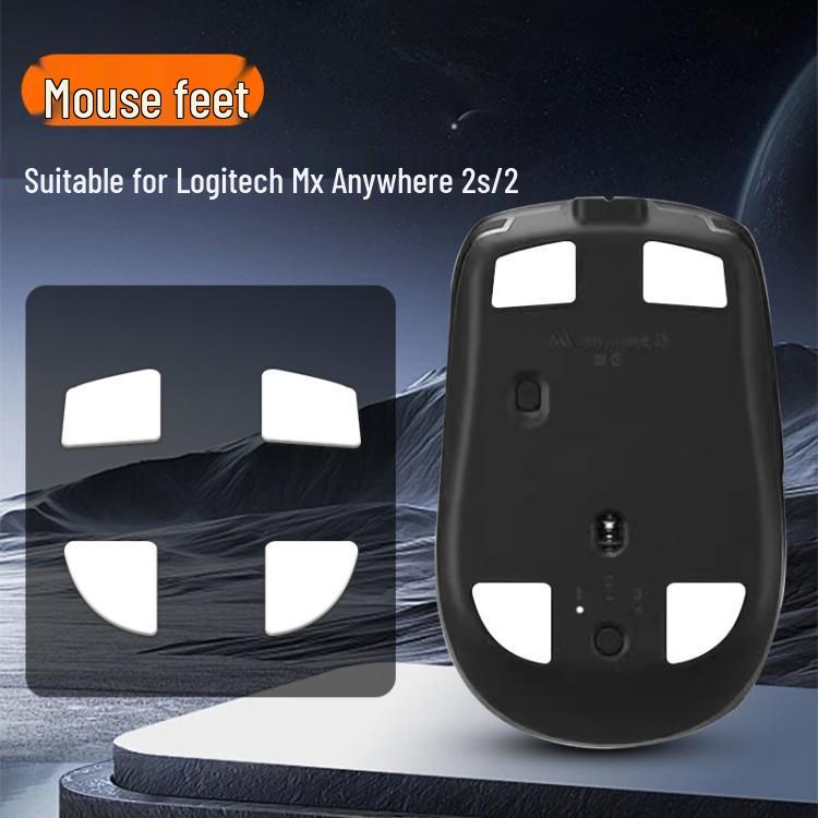 Совместимые накладки для ножек мыши Logitech MX Anywhere 2/2S, Ледяная версия, Игровые наклейки на ножки с изогнутым краем.