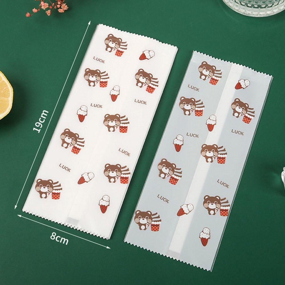 Пакет для домашней упаковки 100 шт. Защитный чехол Милые пакеты для мороженого Лед Эскимо