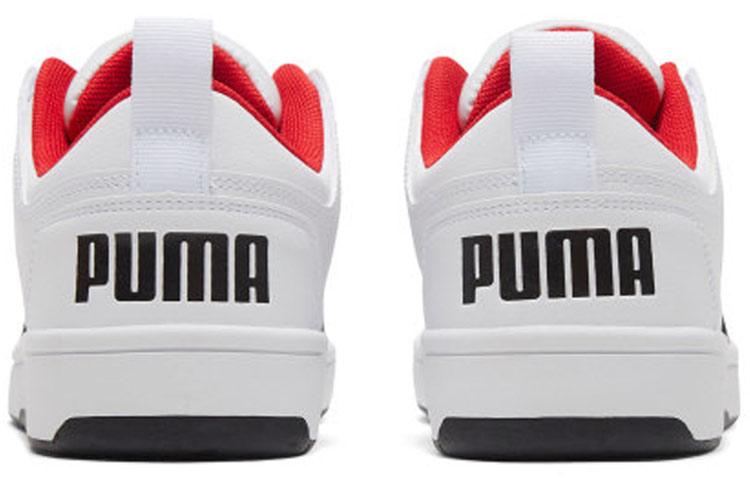 Men's Sneakers PUMA Rebound Layup Lo Sl 'White Black Red'