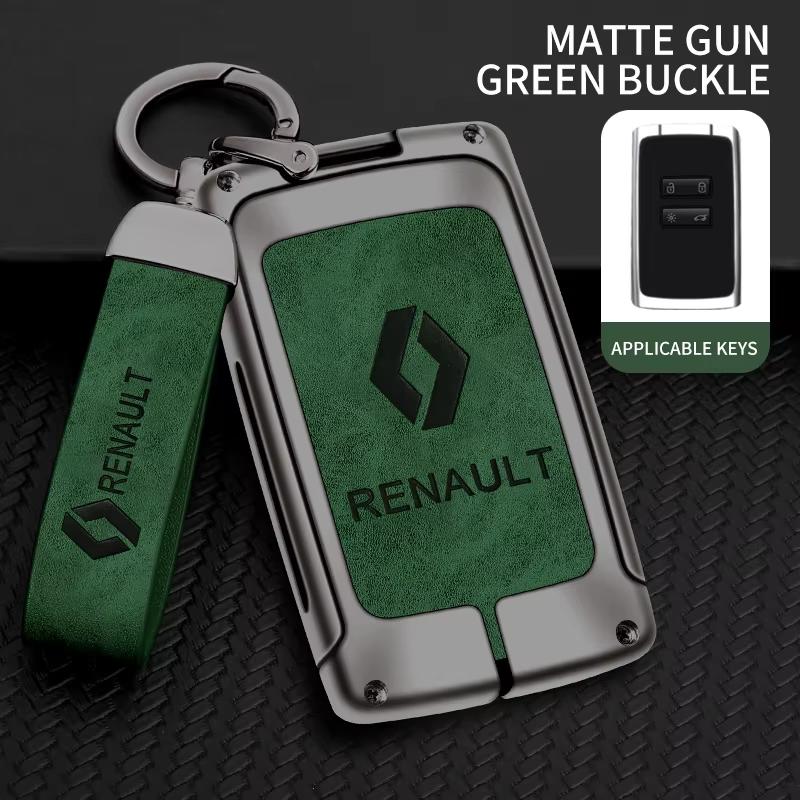 Interior Stickers Car Key Case Cover For Renault Koleos Kadjar Captur Megane Talisman Espace Clio Zoe Scenic 4 Arkana Dacia Sand