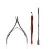 kads Manicure Nail Cuticle Pusher Tweezer Set Cutter Trimmer Kit Manicure Tools Gel Remover Nail Art Tools