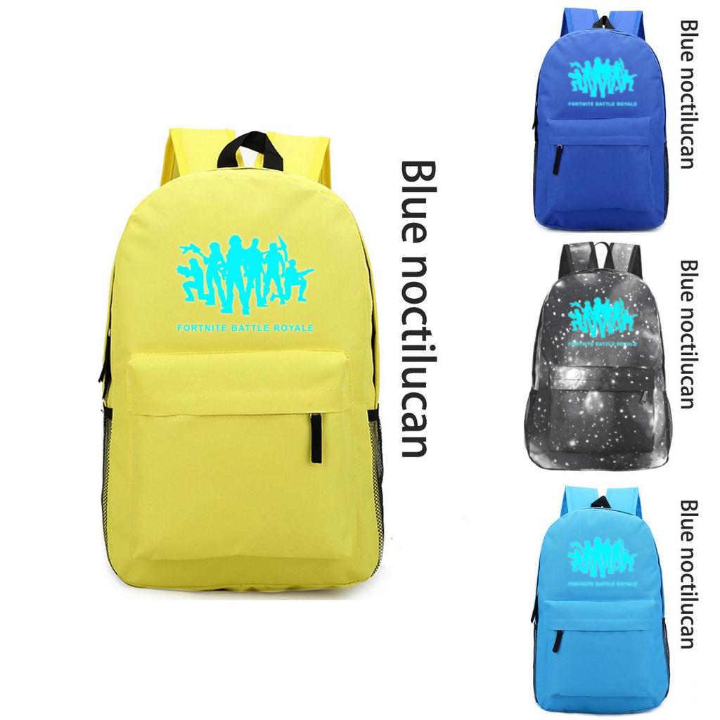 Fortnite Bag Luminous Game Youth Campus Fashion Trend Backpack For Unisex