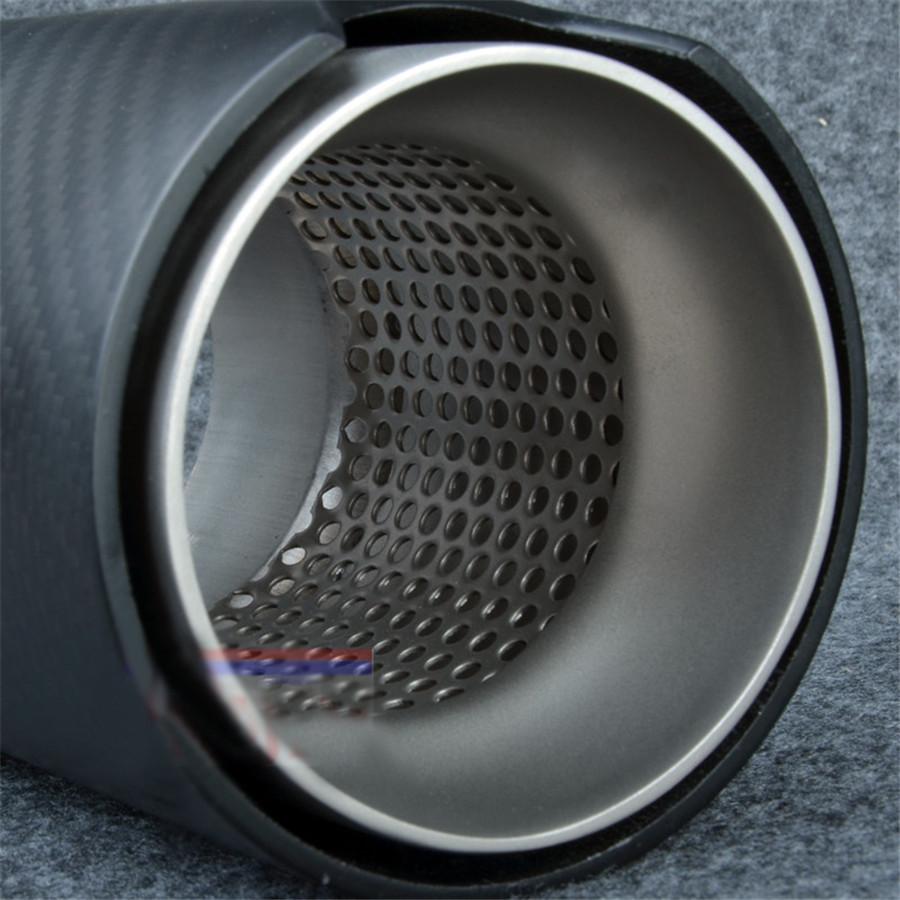 2.5" Матовый Карбоновый Наконечник Выхлопной Трубы Крышка Для BMW M2 M3 M4 M5 M6 X5M X6M