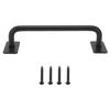 Carbon Steel Barn Door Pull Handle Easy Install Gate Door Pull Handle Sliding Door Handle  Gate