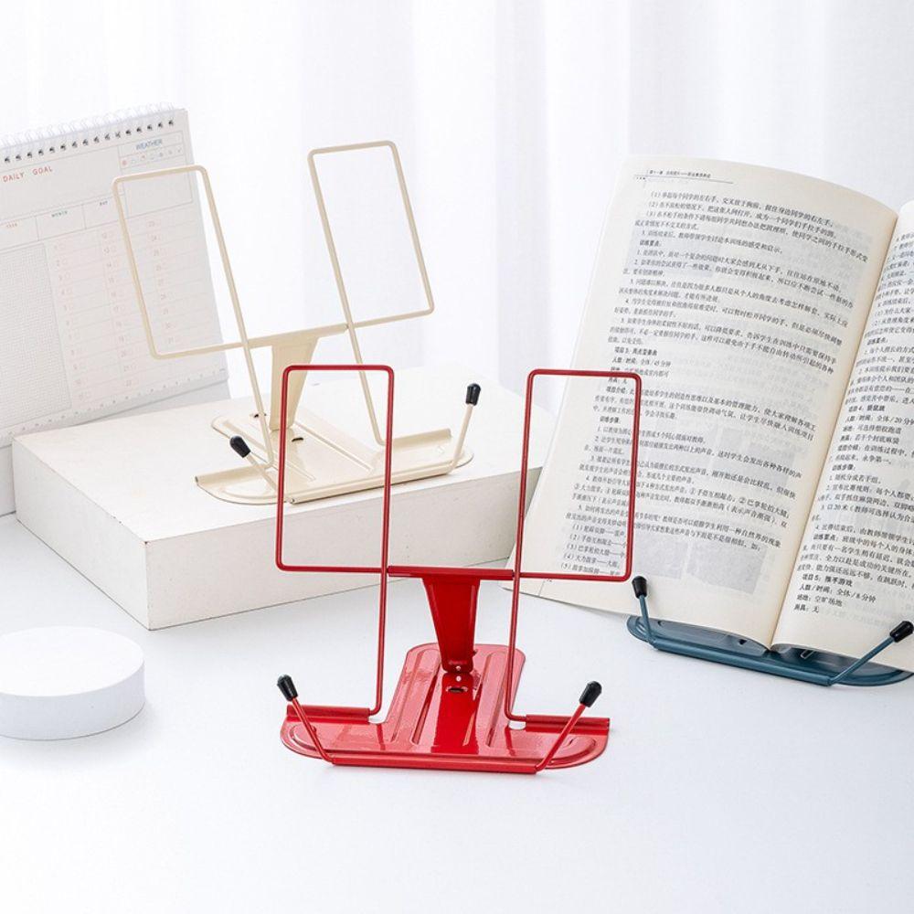 Folding School Adjustable Student Stationary Office Book Stand Read Bookshelf Read Rack Book Holder