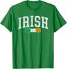 Vintage Irish Flag St Patricks Day Retro Ireland Souvenir T-Shirt