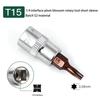 5 шт. Насадки-биты Torx 1/4 дюйма, Инструменты с головкой под торцевой ключ T15 T20 T25 T30 T40, Адаптер для торцевого ключа, Ручные инструменты