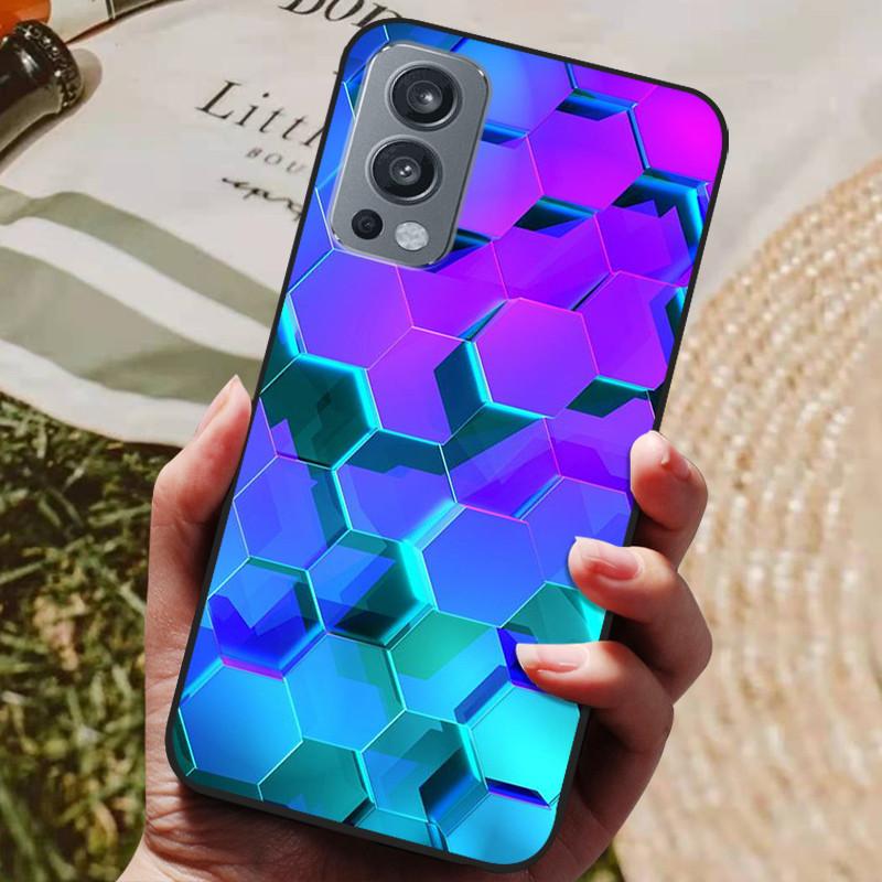 Для OnePlus Nord 2 5G Чехол Силиконовая Задняя Крышка Чехол для Телефона Для OnePlus Nord2 5G Чехлы для One Plus Nord 2 5G Мягкий Бампер Funda