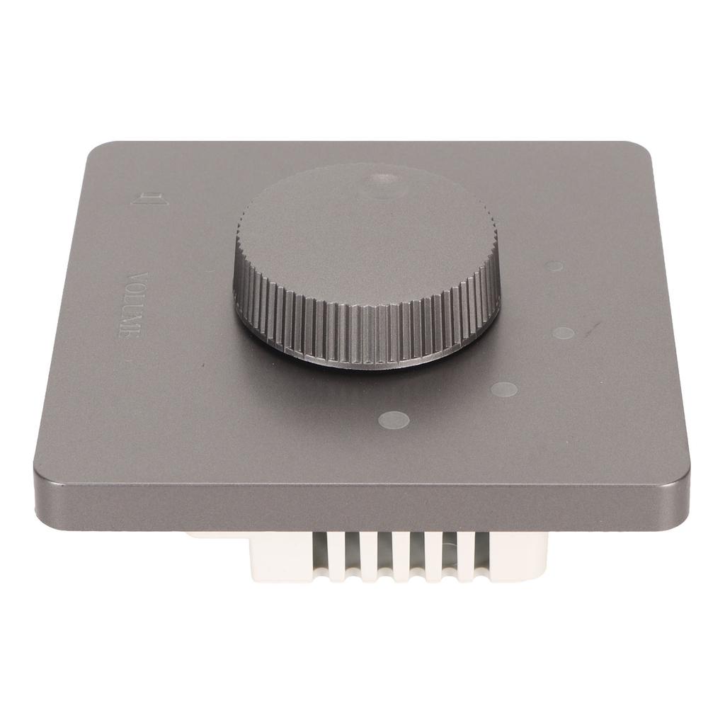 50W Volume Control Professional Safety 5 Gears Tuning Knob Volume Controller for Home Speakers Grey