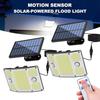 234/243/261 LED Solar Security Light Outdoor Dual PIR Motion Sensor Solar-Powered Flood Light Waterproof 3 Modes Shed Garage Yard Garden