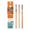 Карандаши для письма Tombow Pencil 2B Ki Monogatari Оранжевый узор 1 дюжина (3 дизайна) KB-KF03-2B