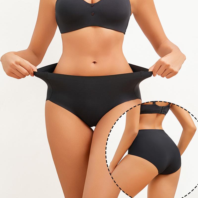 FINETOO Сексуальные бесшовные трусики Удобные мягкие интимные женские трусики Женское интимное белье Женское нижнее белье Ледяной шелк Трусы-слипы