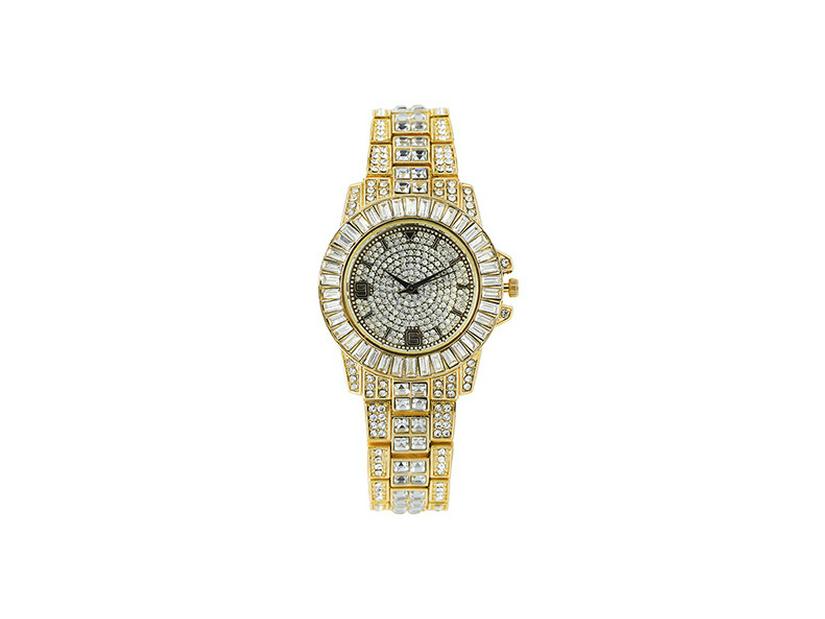 Women's Fashion Rhinestone Quartz Wristwatch - Full Diamond Style