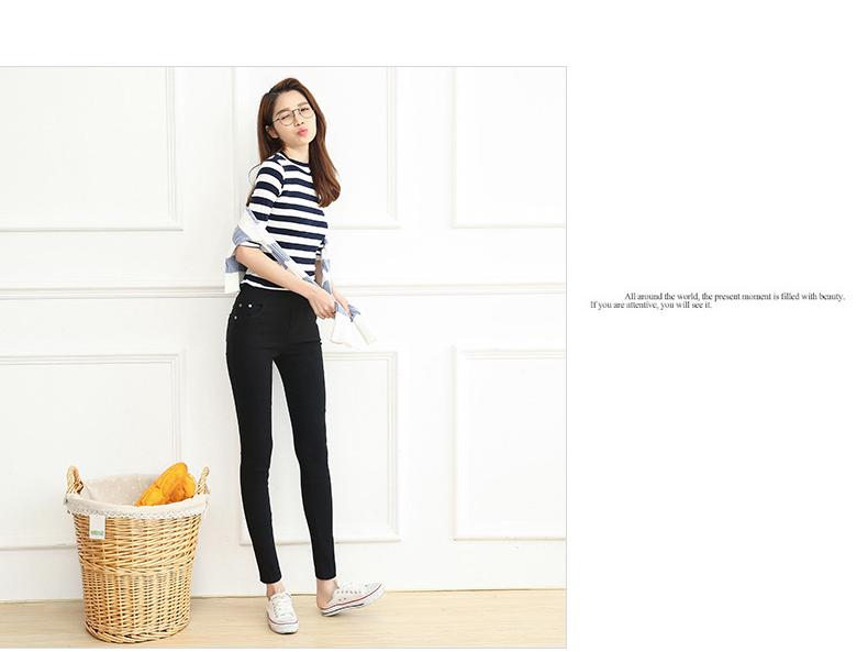 Женские весенние леггинсы больших размеров с карманами на пуговицах - Одна штука