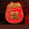 6pcs Paper Red Packet Cartoon Luck Money Pocket Traditional Red Envelope Gift