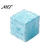 Desktop Stress Reliever Fake Cheese Relief Toy, Squeezable Cube Sensory Portable Toy Anxiety Relieving Hand Exercise for Kids and Adults Soft Squeeze