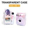 [Film Lab] Instax Mini 12 Transparent Case Camera Protective Case with Strap CAA30