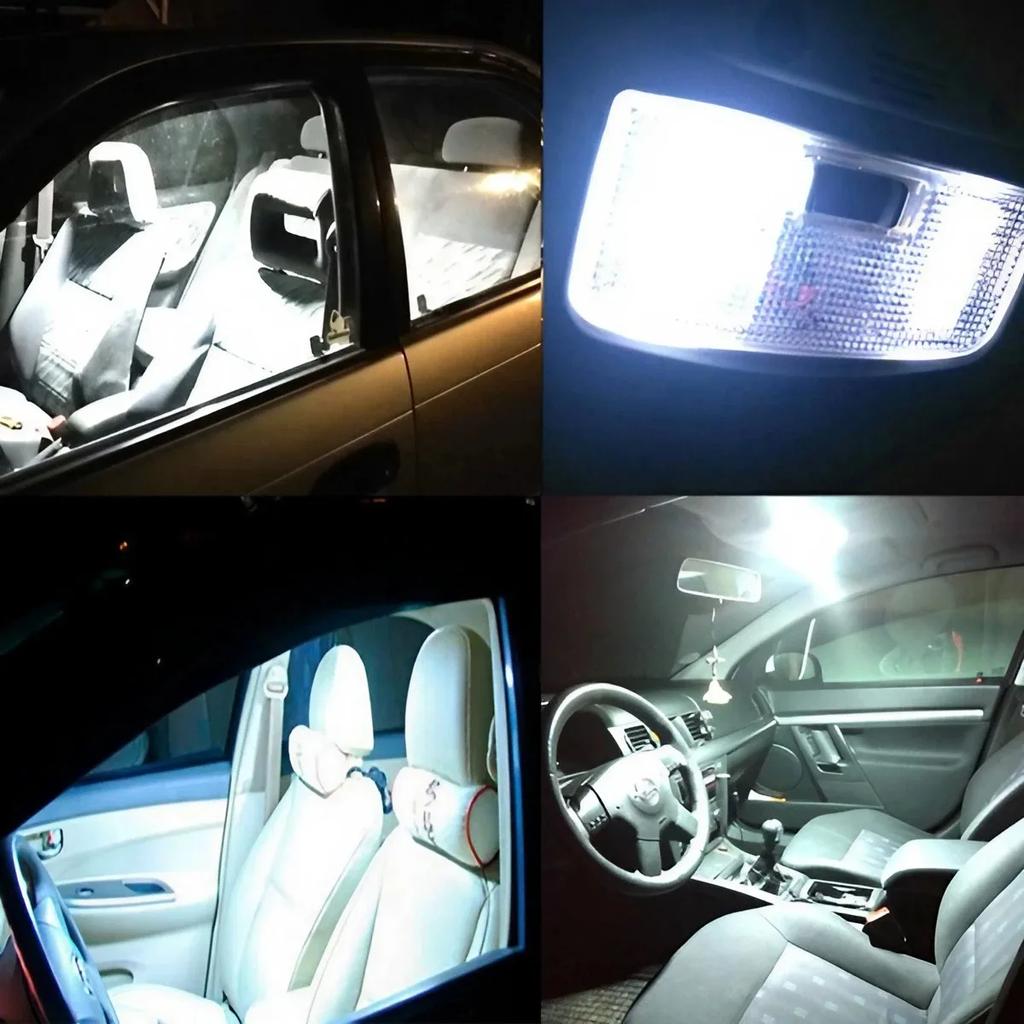2 Pcs 10 Pcs 18 24 48 White Reading Lamp LED T10 Bulb LED Car Parking Interior Panel Light Festoon Lamp