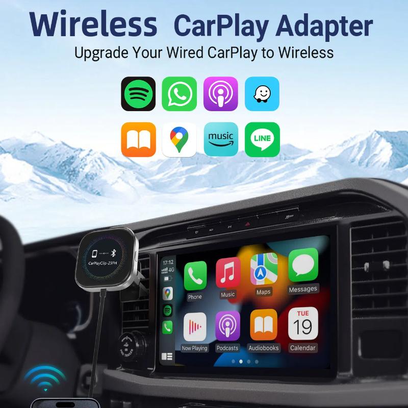 Портативный проводной Carplay для беспроводной Carplay Box Автомобильная машина Интеллектуальное соединение с дисплеем на экране Автомобильное соединение