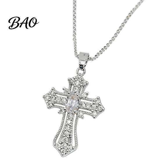 Retro Religious Pendant Necklace Catholic Christian Necklace, Colorful Rhinestone Statement for Women Daily Wear, Jewelry Gift Thoughtful Her