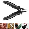 Mini Wire Pliers, Multi-functional, Lightweight, Small, Soft-Cutting Electronic Pliers with Insulated Rubber Handles