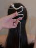 New Chinese Style Classic Snake Hair Sticks Hairpin Simple Chain Rhinestone Tassel Female Fashion Hair Accessories