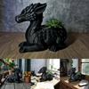 Подставка для украшений Горшок для растений Дракон 3D-печатное украшение Дракон Горшок для суккулентов Настольное украшение