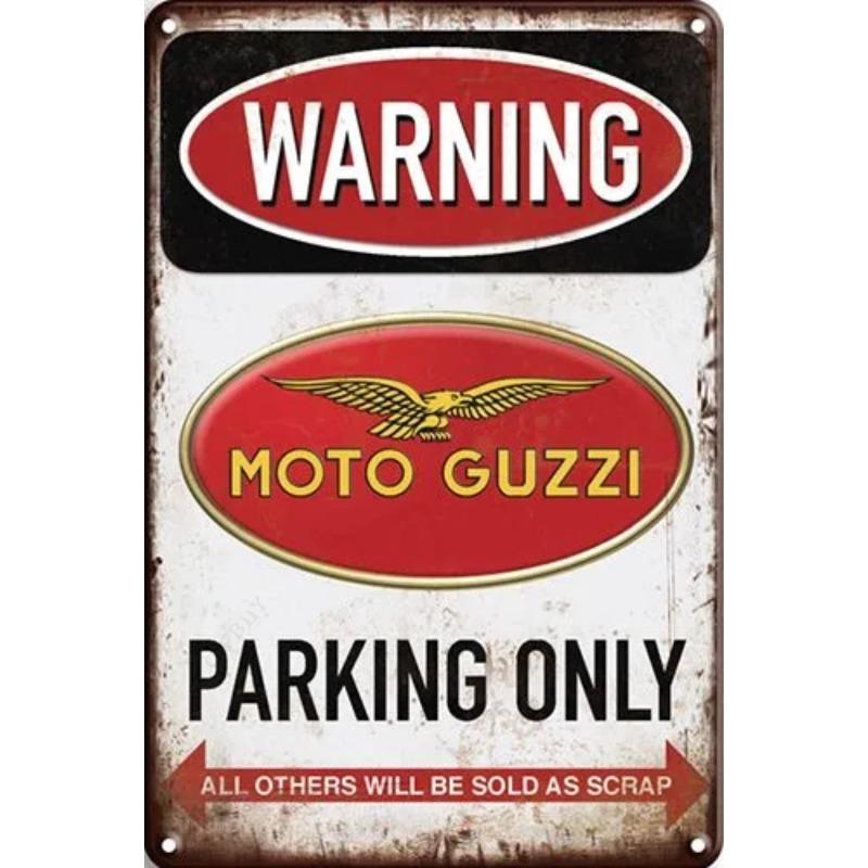 Lamborghini Parking Only Sign, Retro Metal Car Decor Plaque