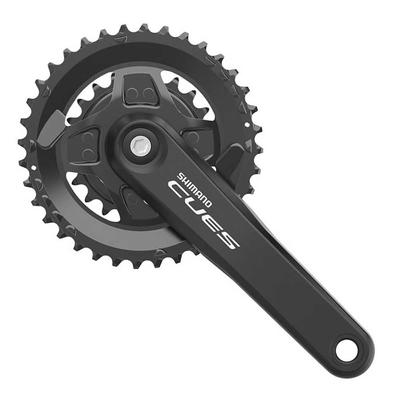 SHIMANO Передняя звездочка CUES без защиты цепи, шатун EFCU40002C62X FC-U4000-2, длина/170 мм, 36/22T, 9/10/11S