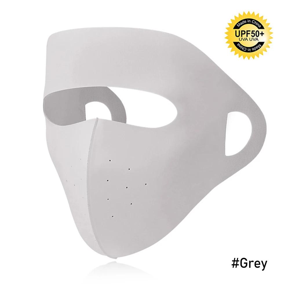 Summer Ice Full Face Silk Sunscreen Mask Forehead Thin Section Breathable Mask Anti Ultraviolet scarf Sun Protection bandana