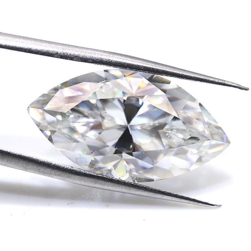 Cellacity Настоящие муассаниты огранки маркиз, свободные драгоценные камни от 0,5 карата до 3 каратов D, цвет VVS1, с сертификатом GRA, пропуск для проверки бриллиантов