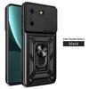 Чехол для Tecno Pova 5 Чехол-обложка для Tecno Pova 5 Чехол для телефона Tecno Pova 5 с магнитным кольцом-держателем Бронированный чехол для телефона Защитная задняя крышка со шторкой для камеры