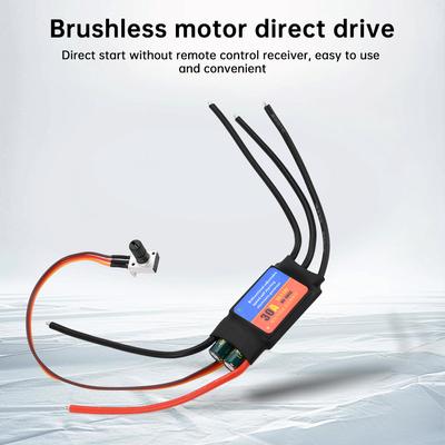 30A 60A ESC Регулятор скорости для бесколлекторного двигателя Двунаправленный Однонаправленный Самозапускающийся ESC Модуль для DIY Модификации Вентилятора