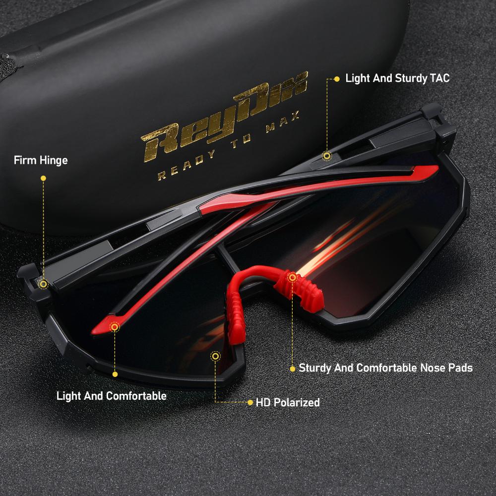 ReyDix Unisex Driving Polarized Outdoor Cycling Sunglasses, UV400