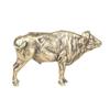 Vintage Brass Yak  African Buffalo Table Decoration Figurines Tea Pet Table Ornament Solid Copper Animal Crafts Home Decor Living Room